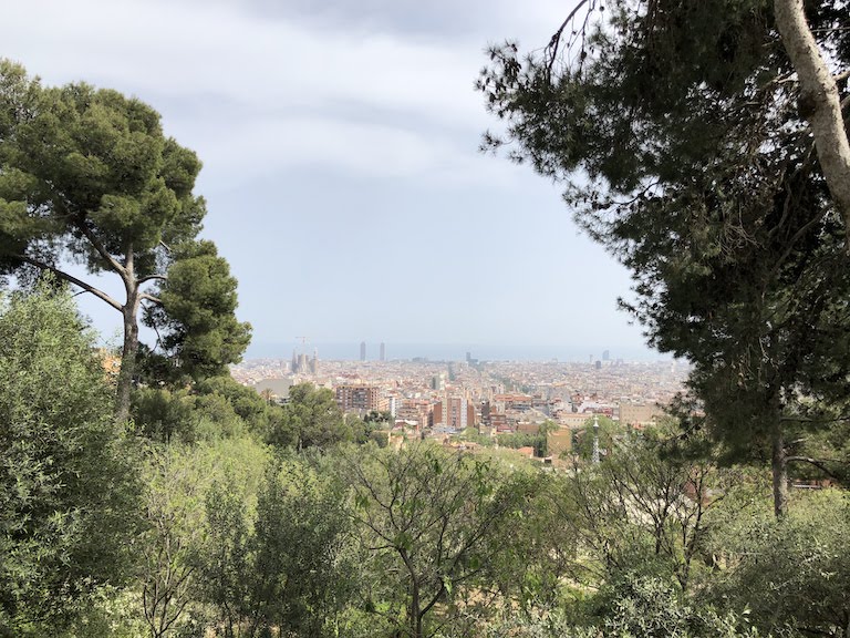 グエル公園からの眺め