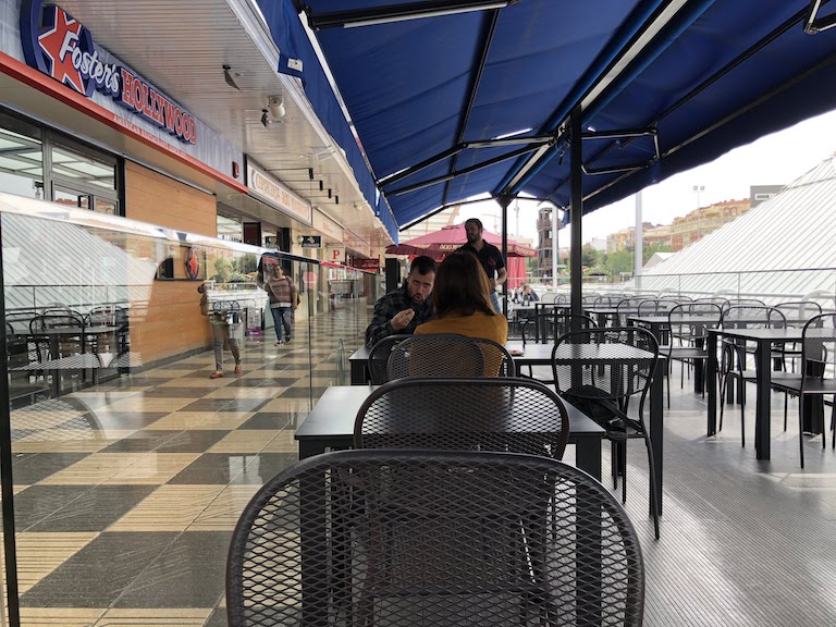 バレンシアのショッピングモール