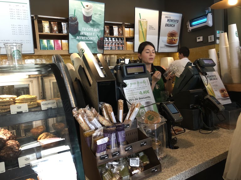 スタバ＠マドリード