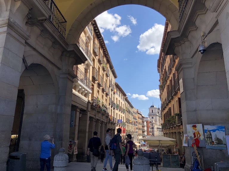 マヨール広場出口