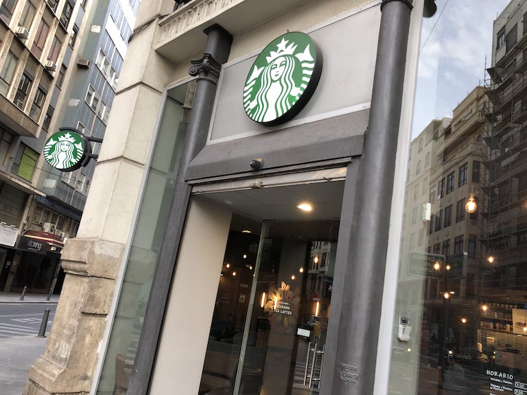 バレンシアのスタバ