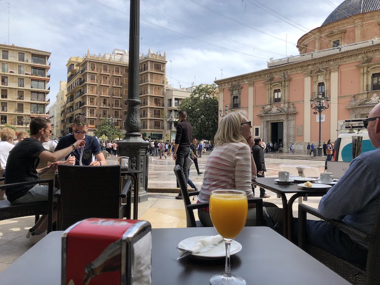バレンシア旧市街広場