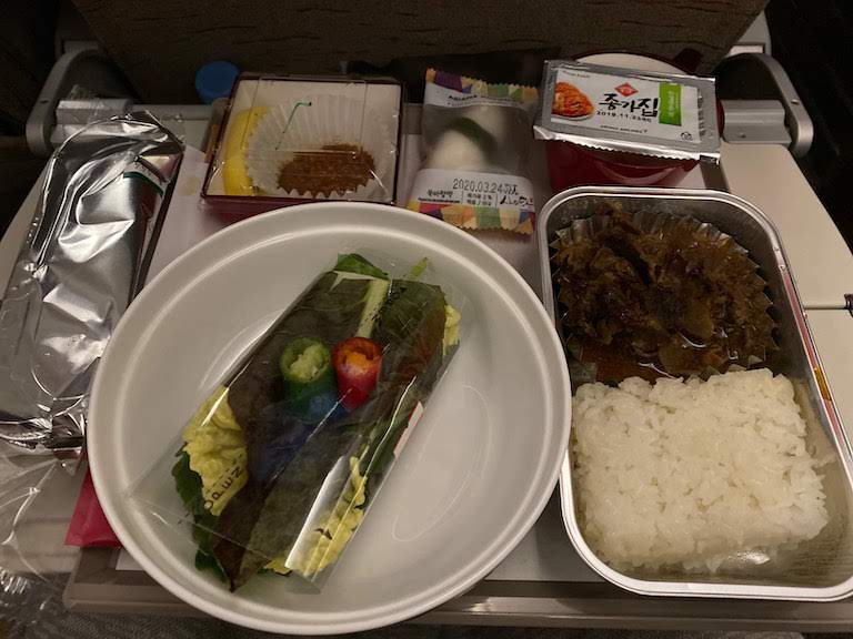 アシアナ航空機内食