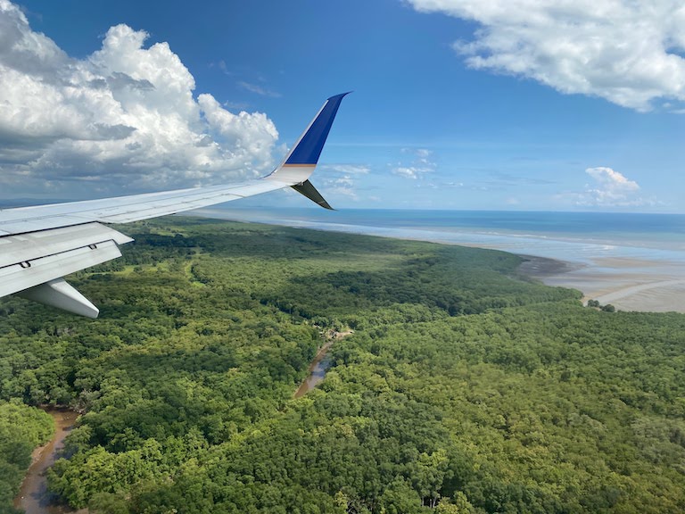コパ航空パナマ着陸前