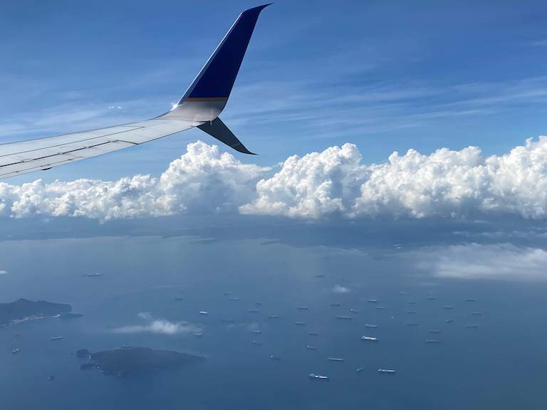 コパ航空パナマ着陸前