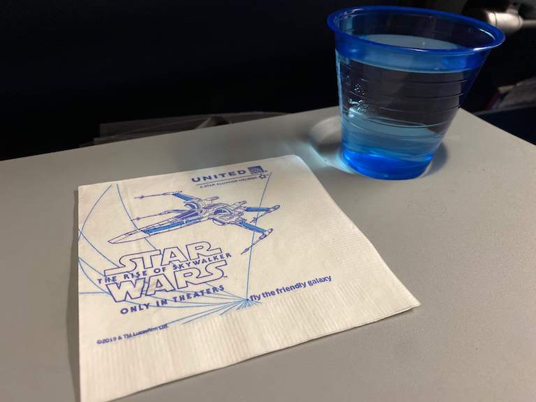 ユナイテッド航空機内サービス