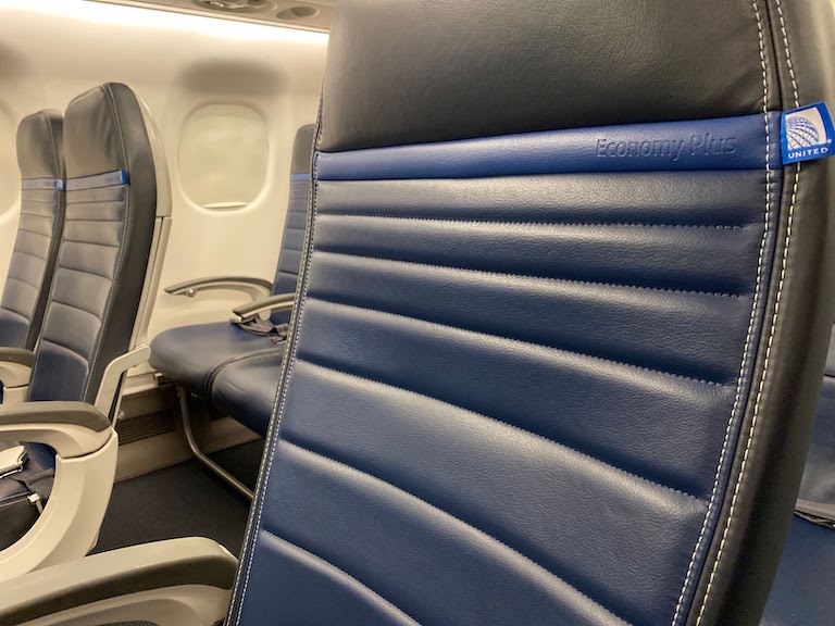 ユナイテッド航空シート
