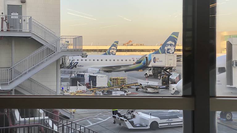 アラスカ航空@LAX