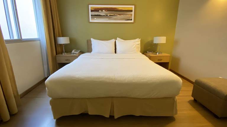 Holiday Inn モンテビデオ ベッド