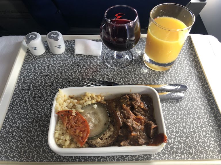 エアロフロートビジネスクラス食事