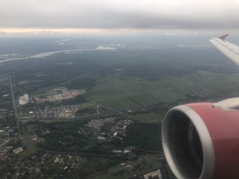 エアロフロートビジネスクラス 景色