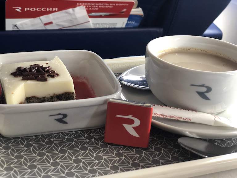 エアロフロートビジネスクラス デザート