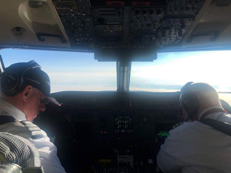 グリーンランド航空 コクピット
