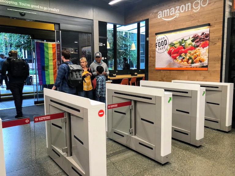 amazon go ゲート