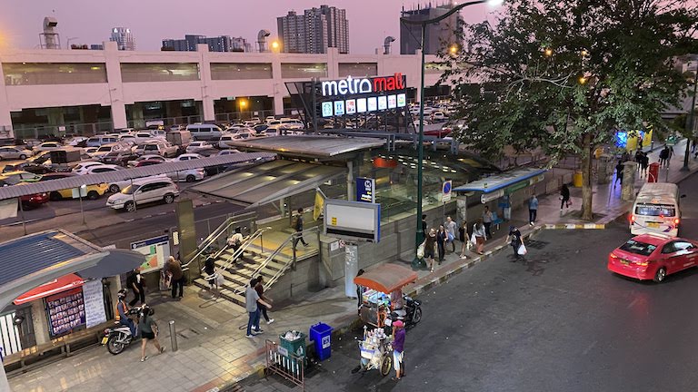ドンムアン空港から市内　MRT