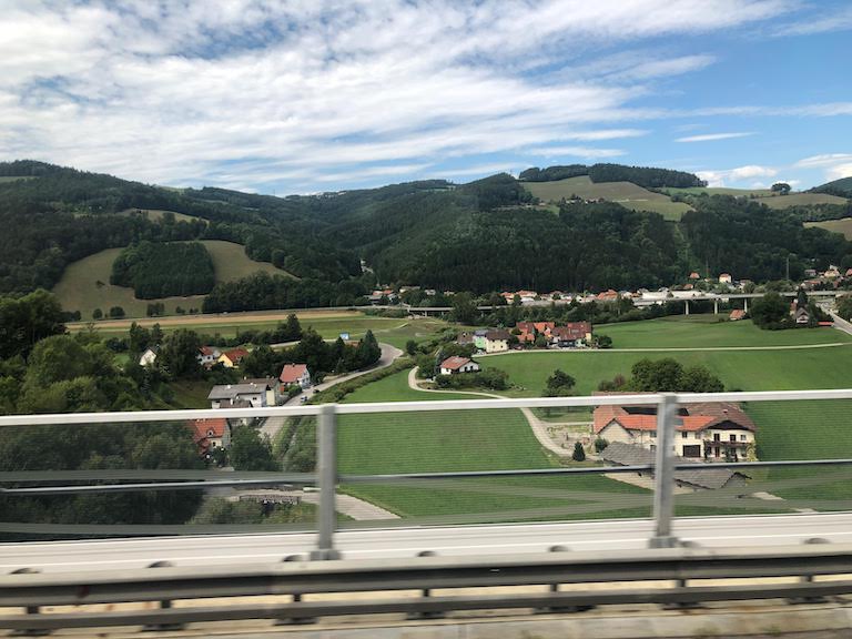 ウィーン - グラーツ間の風景