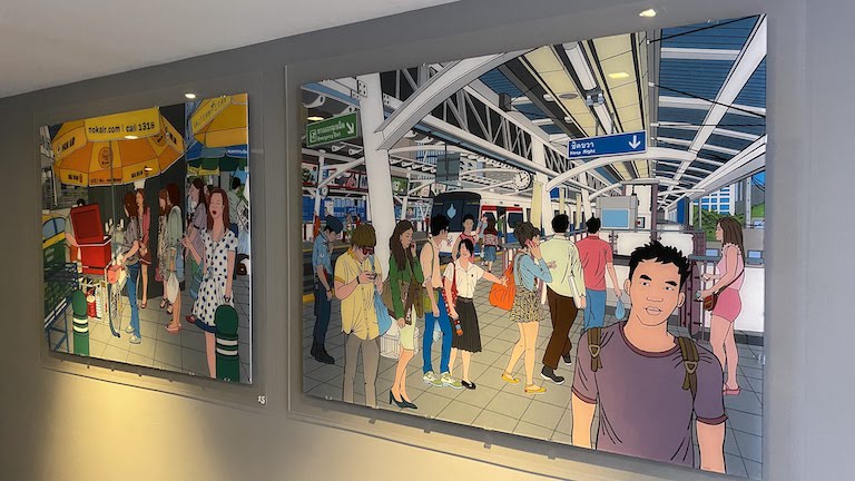 HIEX Sathon アート