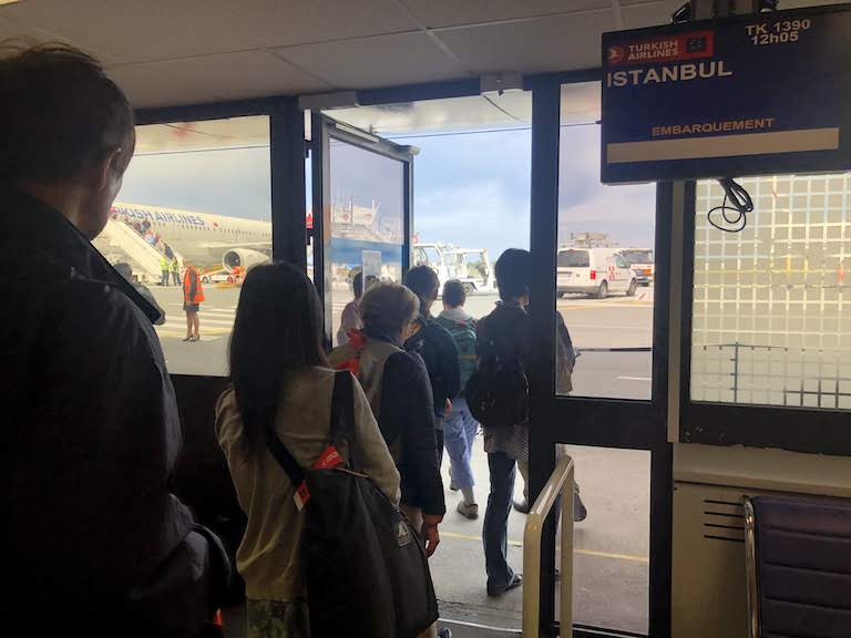 ターキッシュエアラインズ搭乗