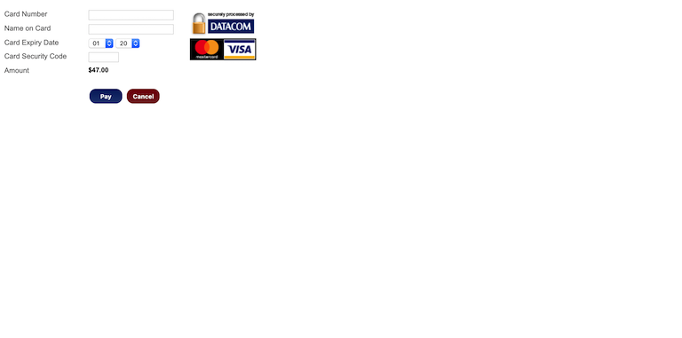 NZeTA+IVL 決済ページ