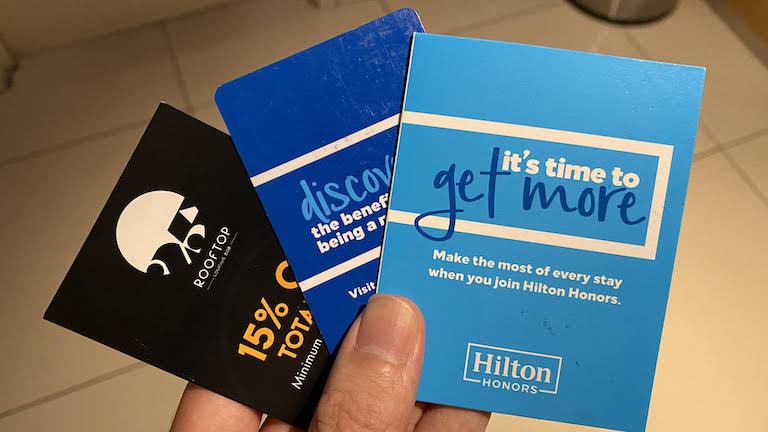 ヒルトンガーデンインKLサウス ルームキーカード