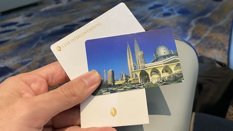 インターコンチネンタルKL ルームキーカード