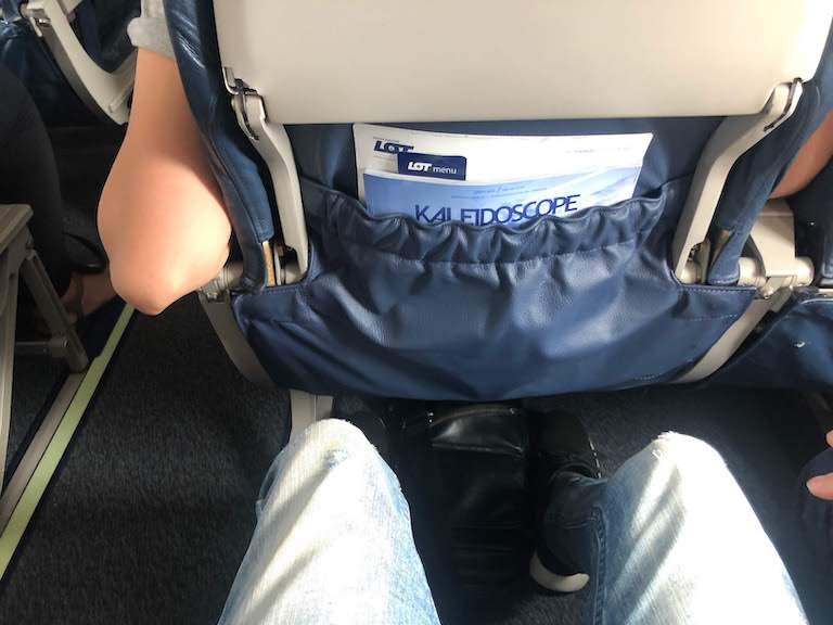 LOTポーランド航空　座席