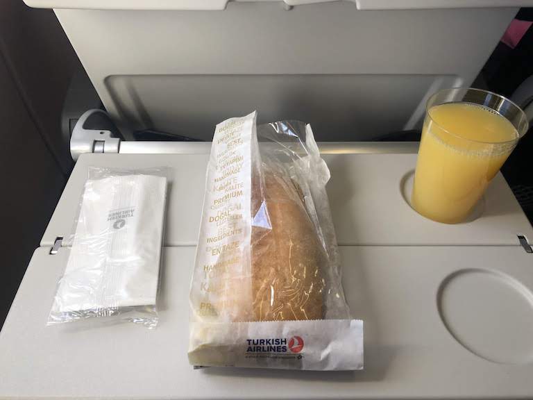 ターキッシュエアラインズ 機内食