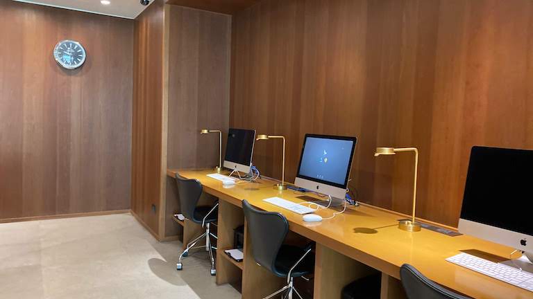 バンコクキャセイラウンジ PCエリア