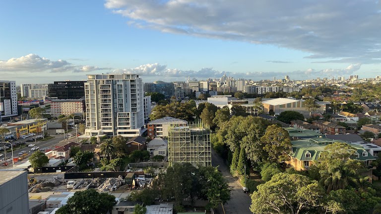 シタディーン シドニー テラス 景色