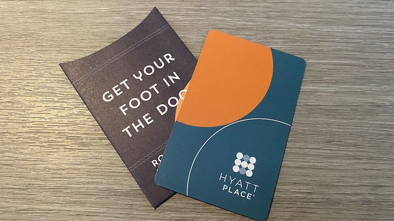 ハイアットプレイスバンコク　ルームキーカード