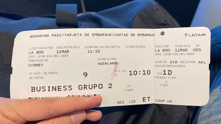 ラタム航空ビジネスクラスチケット