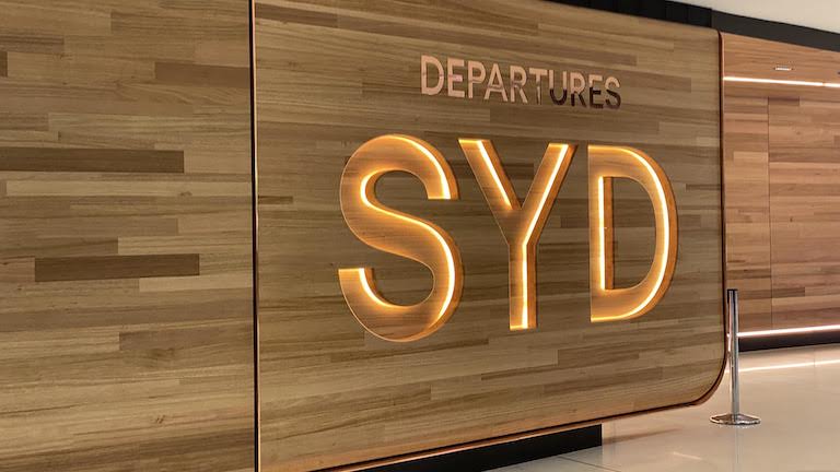 シドニー国際空港 出発ゲート