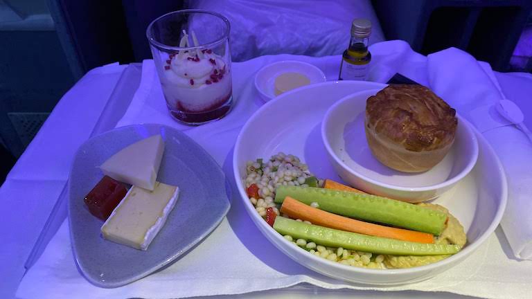 ラタム航空ビジネスクラス 機内食