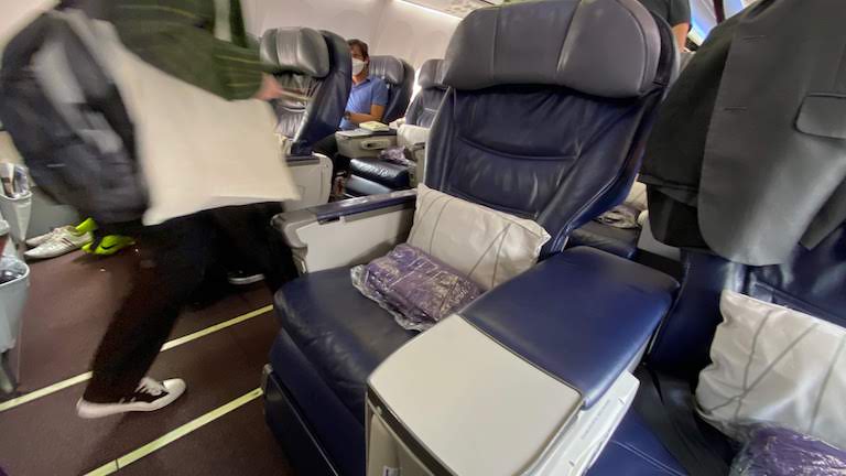 マレーシア航空 ビジネスクラス シート