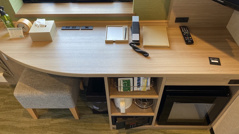 ネストホテル博多駅前 デスク