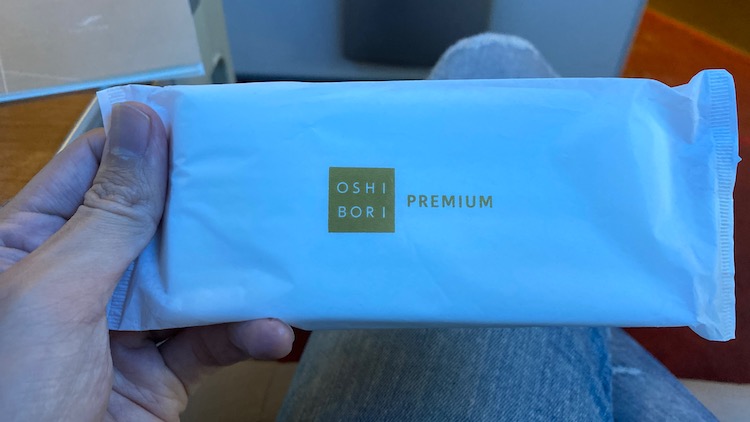 JAL国内線ファーストクラス おしぼり