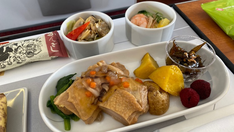 JAL国内線ファーストクラス 機内食